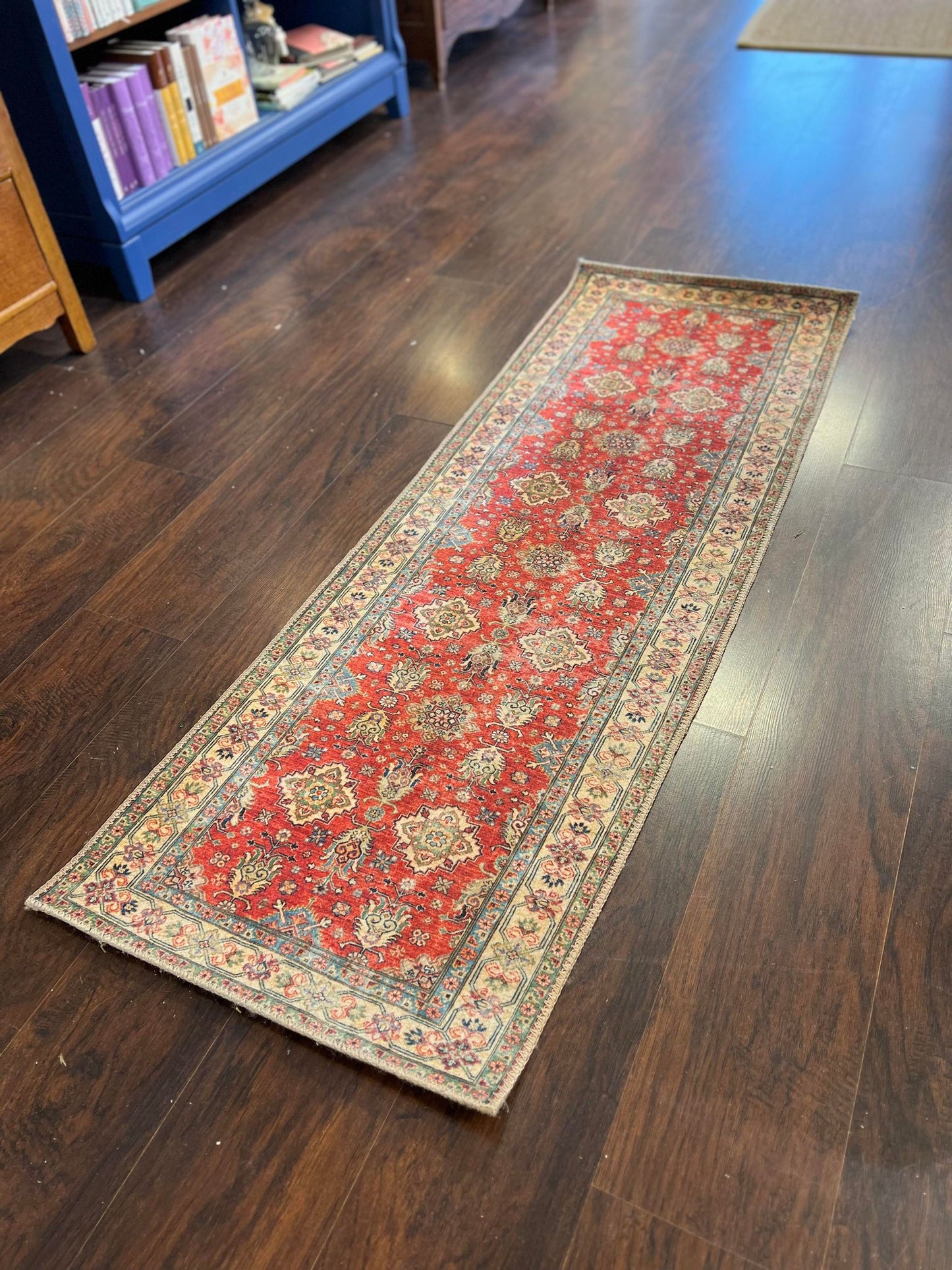 Red Design Runner Rug