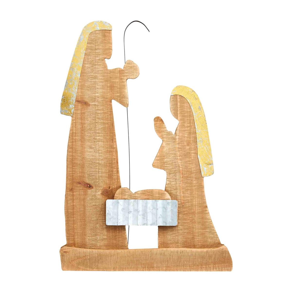 Mixed Medium Nativity Display