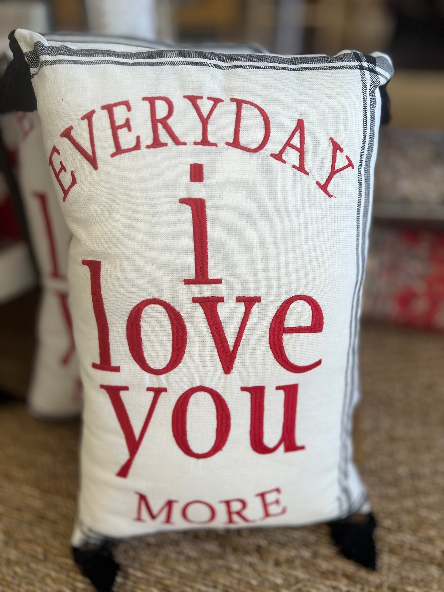 I love You More Pillow