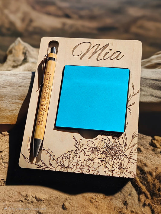 Customized Note & Pen Tray