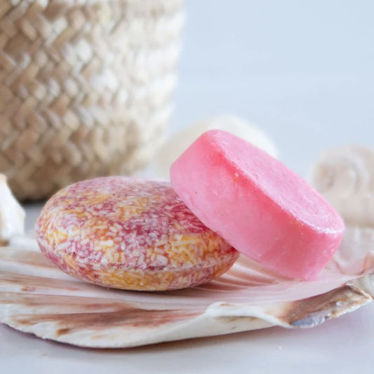 Pink Hibiscus Shampoo Bar