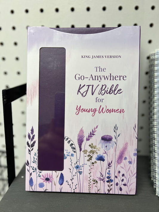 The Go-Anywhere KJV Bible for Young Women [Plum Patch]